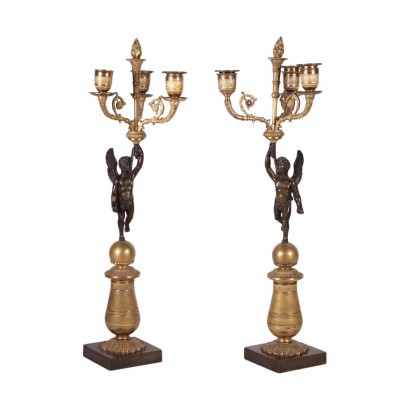 candelabro antiguo, candelabro antiguo, candelabro antiguo, candelabro italiano antiguo, candelero antiguo, candelabro neoclásico, candelero del siglo XIX