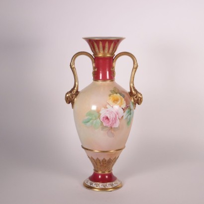Ginori Vase Porcelain Italy 20th Century