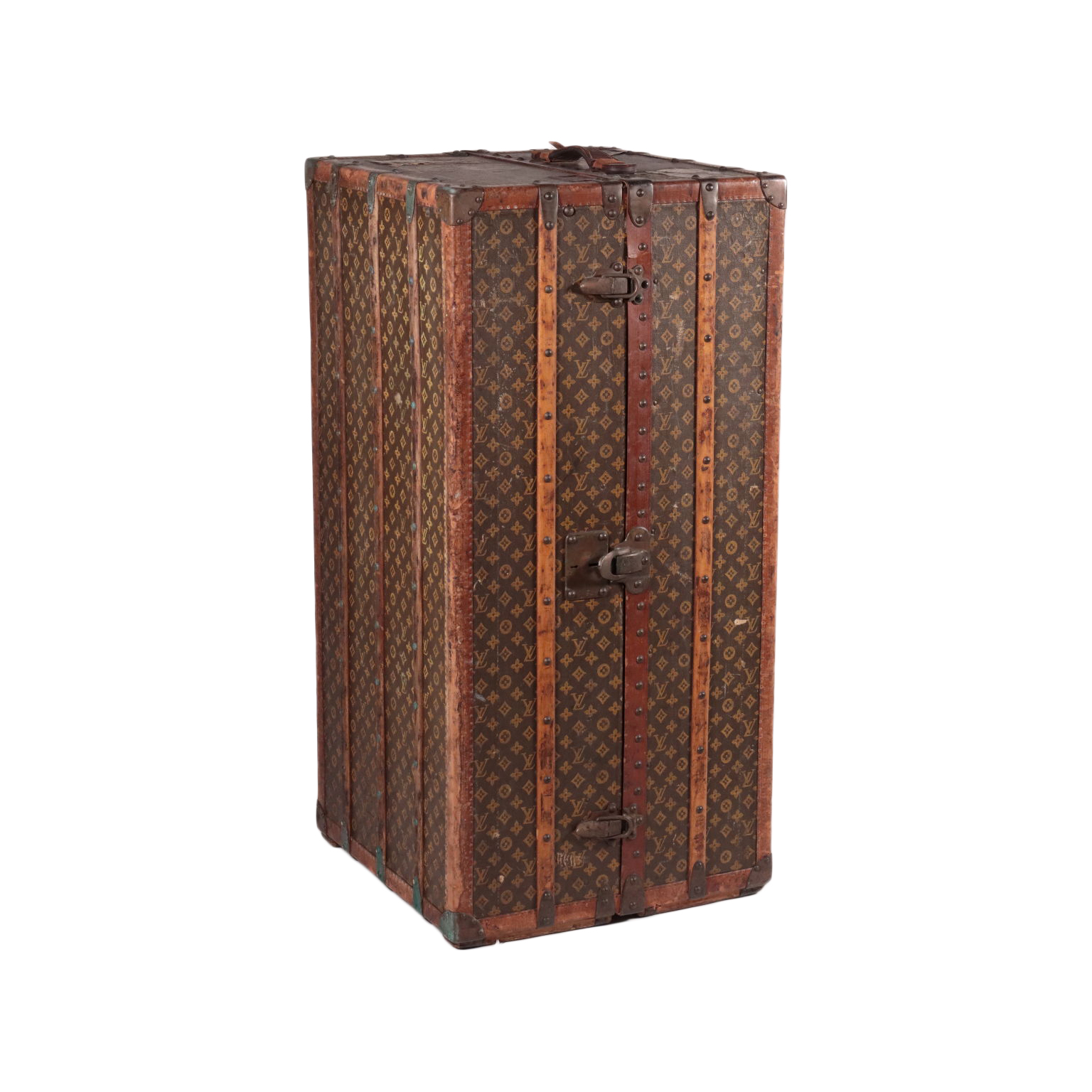 Steamer Hat Trunk from Louis Vuitton, 1920s for sale at Pamono