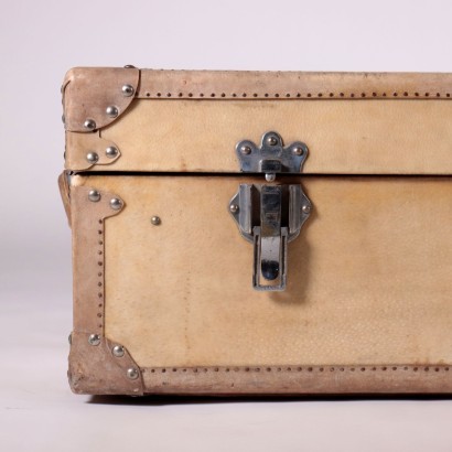 Vintage Koffer Au Depart Leder Frankreich 1920er-1930er