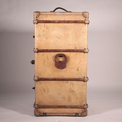 Au Depart Vintage Koffer Leder Frankreich 1910er-1920er