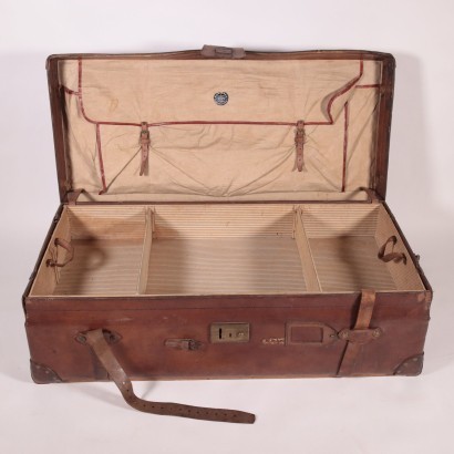 Vintage Koffer Leder England 1920er