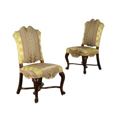 Pair of Tuscan chairs on an English model
