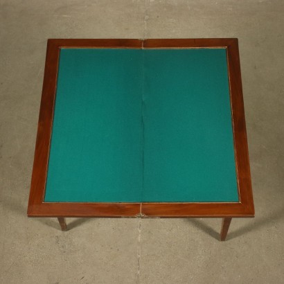 Revival Game Table Walnut Italy 20th Century