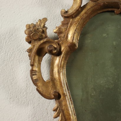 Antik, Spiegel, Antiker Spiegel, Antiker Spiegel, Antiker italienischer Spiegel, Antiker Spiegel, Neoklassizistischer Spiegel, Spiegel des 19. Jahrhundert