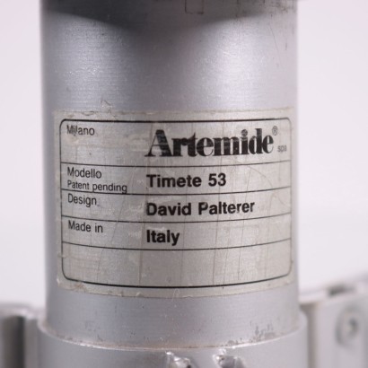 Lampe Artemide David Palterer Verre Aluminium Années 1980 1990