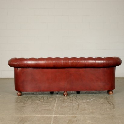 Chesterfield Revival Sofa Leather England 20th Century