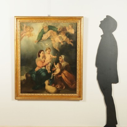 arte, arte italiano, pintura italiana antigua, Virgen con el niño S. Giovannino y S., Bartolomé Esteban Murillo