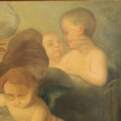 arte, arte italiana, pittura antica italiana,Madonna con Bambino S. Giovannino e S.,Bartolomé Esteban Murillo