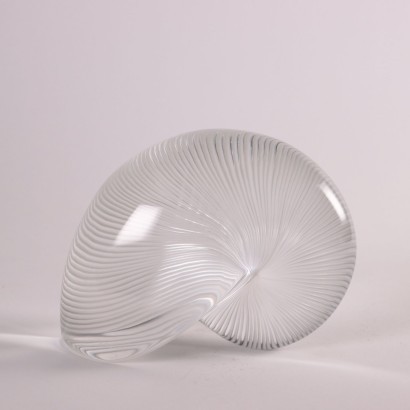 Baccart Crystal Nautilus Shell France 20th Century