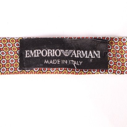 Emporio Armani Bow Tie Silk Milan Italy