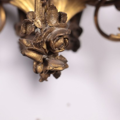 Paire d'Appliques Art Nouveau Bronze Italie Début 20ème Siècle