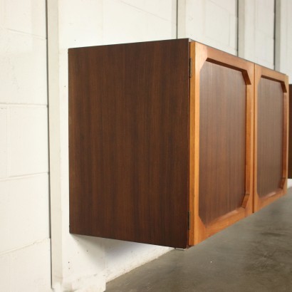 Sideboards Beech Stained Wood Veneer Italy 1960s