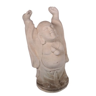 White Marble Buddha Sculpture 20th Century