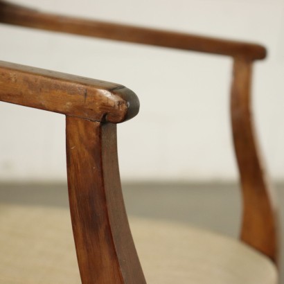 antik, Sessel, antike Sessel, antiker Sessel, antiker italienischer Sessel, antiker Sessel, neoklassischer Sessel, Sessel des 19. Jahrhunderts