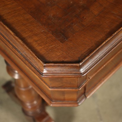 Small Louis Philippe Working Table Walnut Italy 19th Century