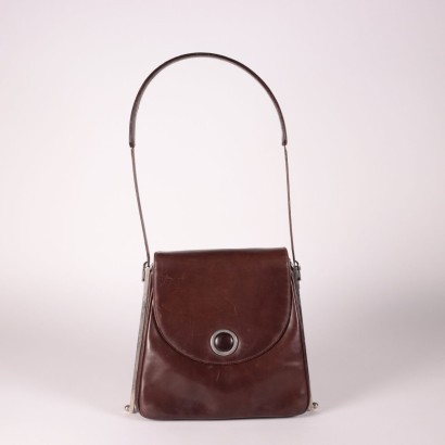 Vintage Handtasche Leder Italien 1960er-1970er