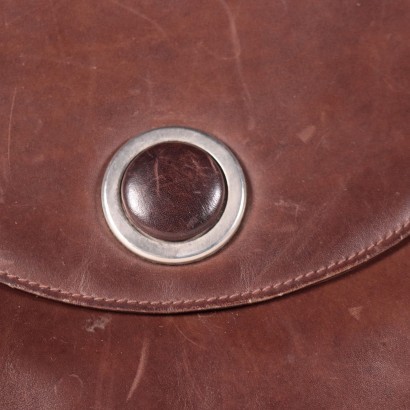Vintage Brown Purse Leather Italy 1960s-1970s