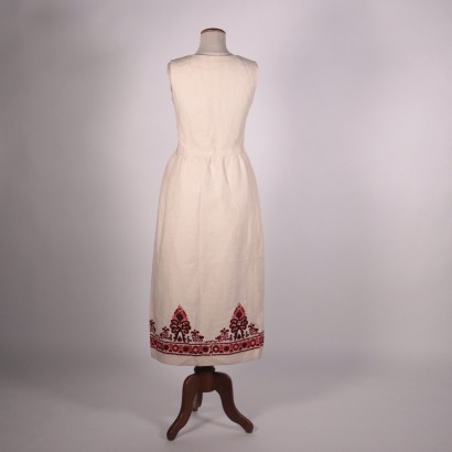 Vintage Valentino Boutique Dress Cotton Rome Italy 1960s