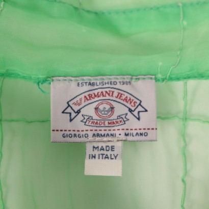 Armani Jeans Green Chemisier Poliammide Viscosa Italy