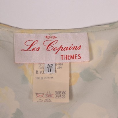 Les Copains Vintage Nachtkleid Seide Gr 42 Italien 1990er