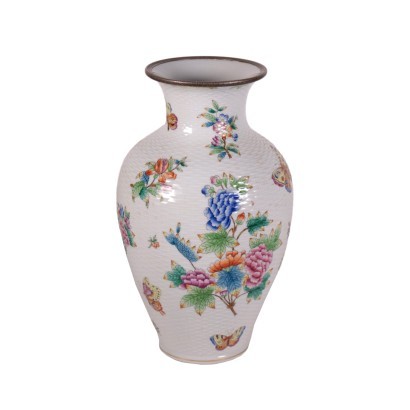 Herend Vase Porcelain Hungary 20th Century