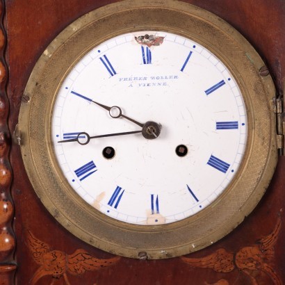 Horloge de Table Fréres Zoller Bois Vienne Dernier quart '800