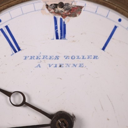 Horloge de Table Fréres Zoller Bois Vienne Dernier quart '800