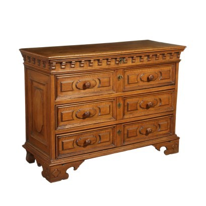 Chest Of Drawers Walnut Italy 18th Century