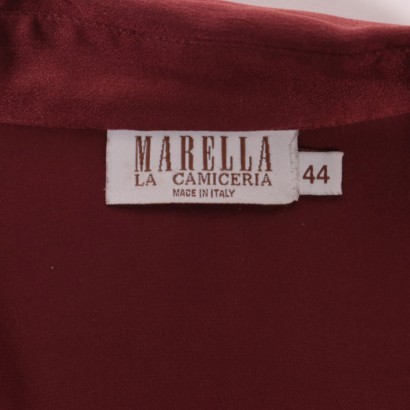 Marella Garnet Silk Shirt Italy Reggio Emilia