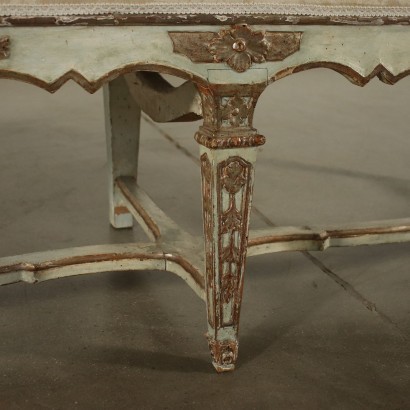 Neoclassical Bench Spruce Lime Italy XVIII Century