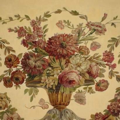 Decorative Panel Oil on Canvas 20th Century