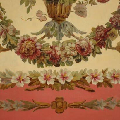 Decorative Panel Oil on Canvas 20th Century