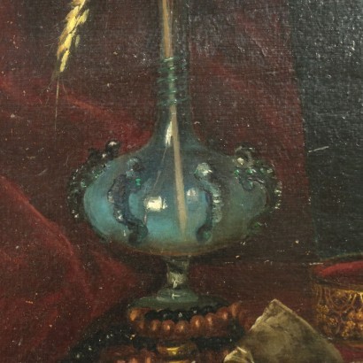 Still life with vase and objects