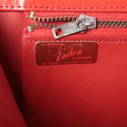 #vintage #abbigliamentovintage #abitivintage #vintagemilano #modavintage, Sac à main en cuir rouge vintage