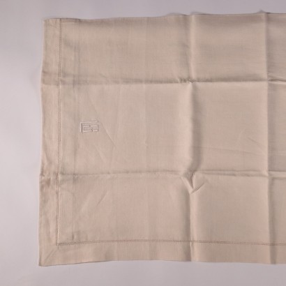 Double Bedsheet with 2 Pillowcases Flax Italy 20th Century