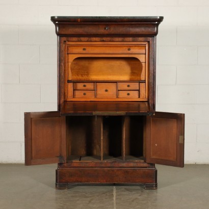 French Louis Philippe Secretaire Mahogany French 19th Century