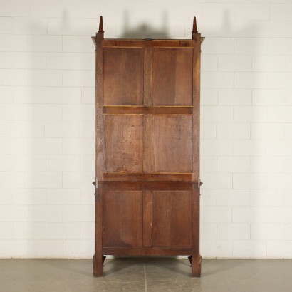 Bookcase Empire Mahogany Veneer Sessile Oak France Early 19th Century