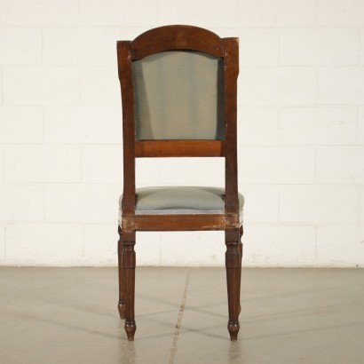 Gruppe von vier neoklassischen Stühlen