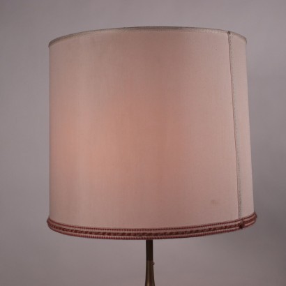 Lamp Brass Fabric Italy 1950s Italian Production