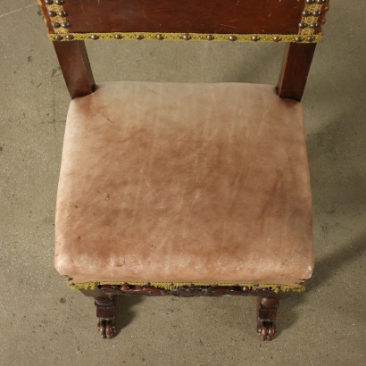 antigüedad, silla, sillas antiguas, silla antigua, silla italiana antigua, silla antigua, silla neoclásica, silla del siglo XIX, sillas y sillón neorrenacentistas