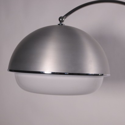 Lamp Chromed Metal Methacrylate Italy 1960s-1970s