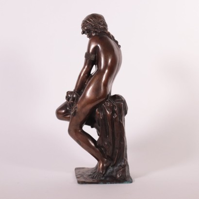 Bronze Slave Sculpture Italy 20th Century