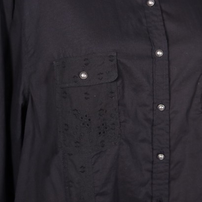 Black Fiorella Rubino Shirt Cotton Italy