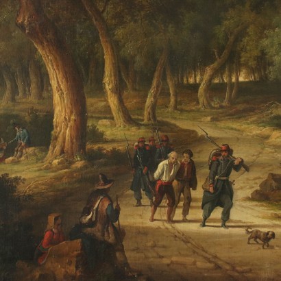 arte, arte italiano, pintura italiana del siglo XIX, El Arresto