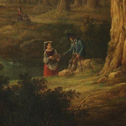 The Arrest Oil On Canvas 19th Century