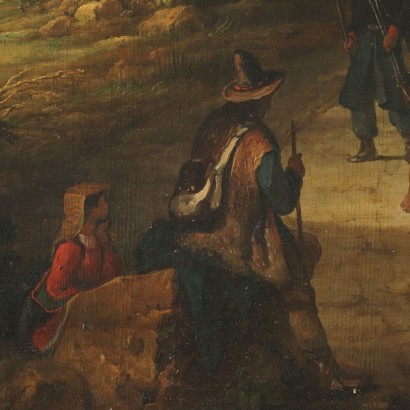 The Arrest Oil On Canvas 19th Century