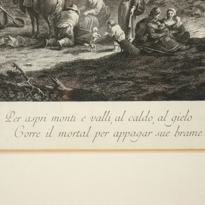 Etching By Giovanni Volpato 18th Century