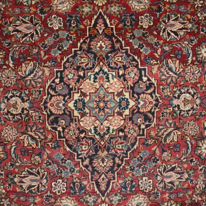 Kashan Carpet Cotton Wool Iran 1960s-1970s