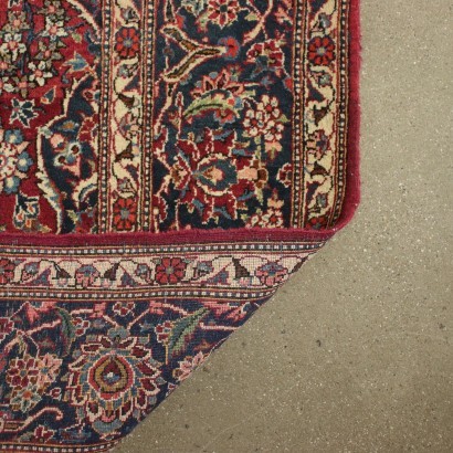 Kashan Carpet Cotton Wool Iran 1960s-1970s